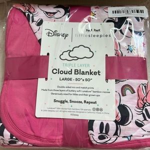 NWT NIB Minnie forever cloud blanket 50x50